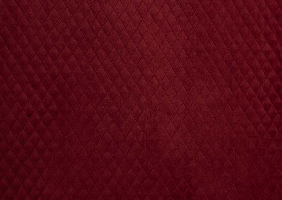 #8 Red Quilted Velvet